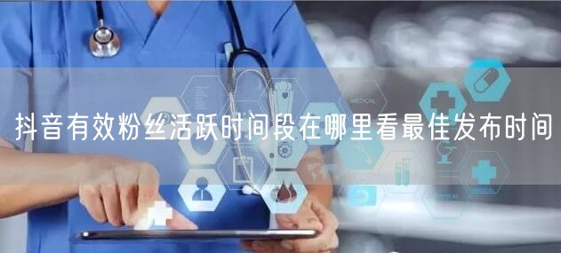抖音有效粉丝活跃时间段在哪里看最佳发布时