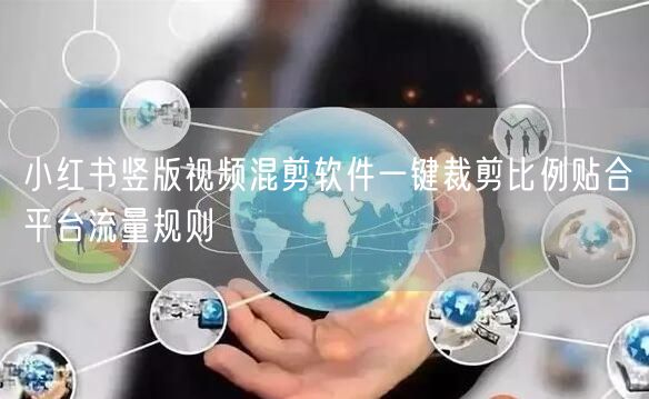 小红书竖版视频混剪软件一键裁剪比例贴合平