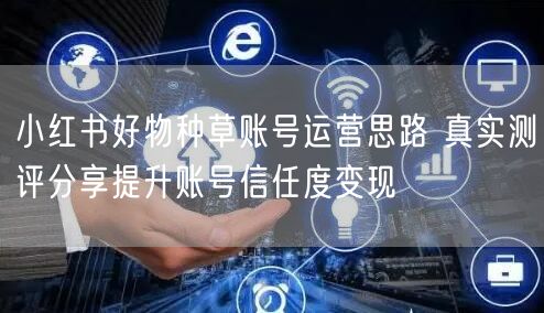 小红书好物种草账号运营思路 真实测评分享