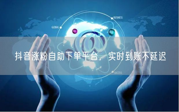 抖音涨粉自助下单平台，实时到账不延迟