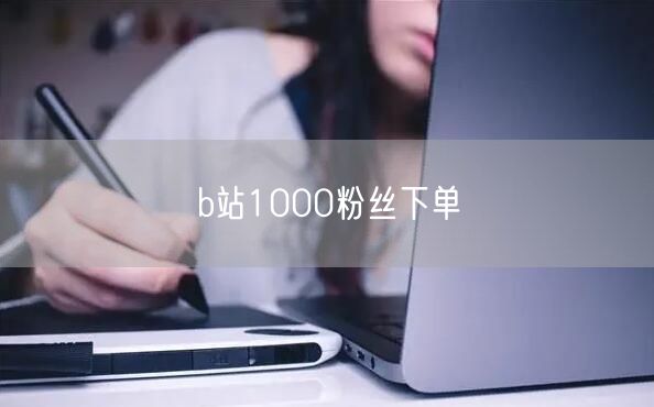 b站1000粉丝下单