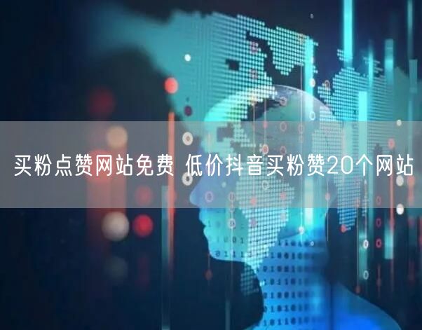 买粉点赞网站免费 低价抖音买粉赞20个网站